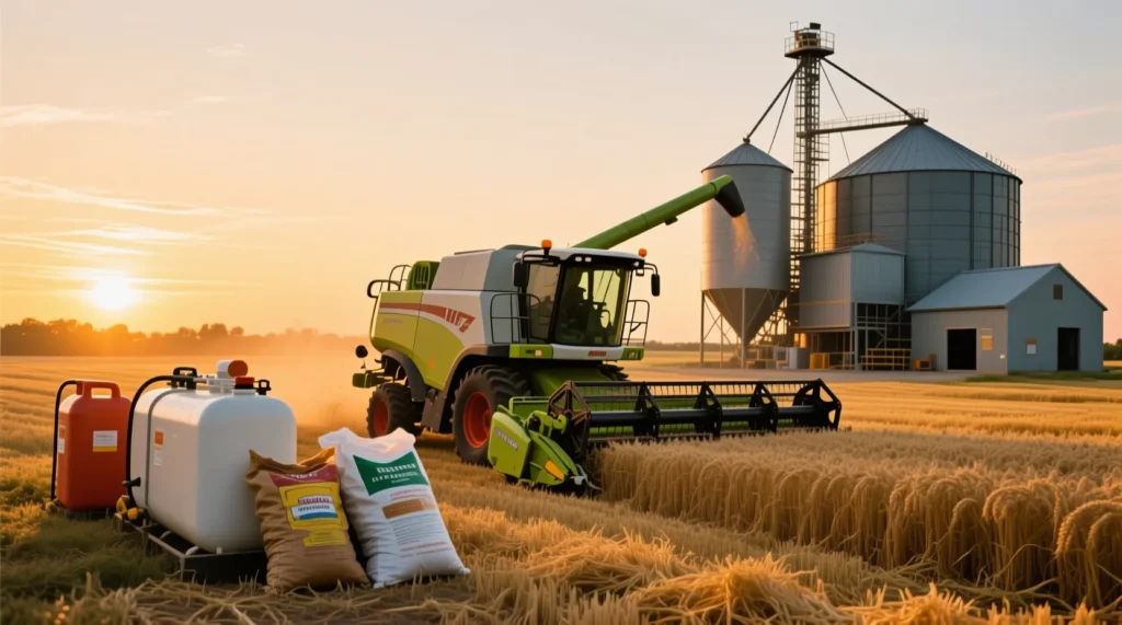 Сельское хозяйство: посевная/уборочная, поддержка фермеров, цены на продукцию - иллюстрация