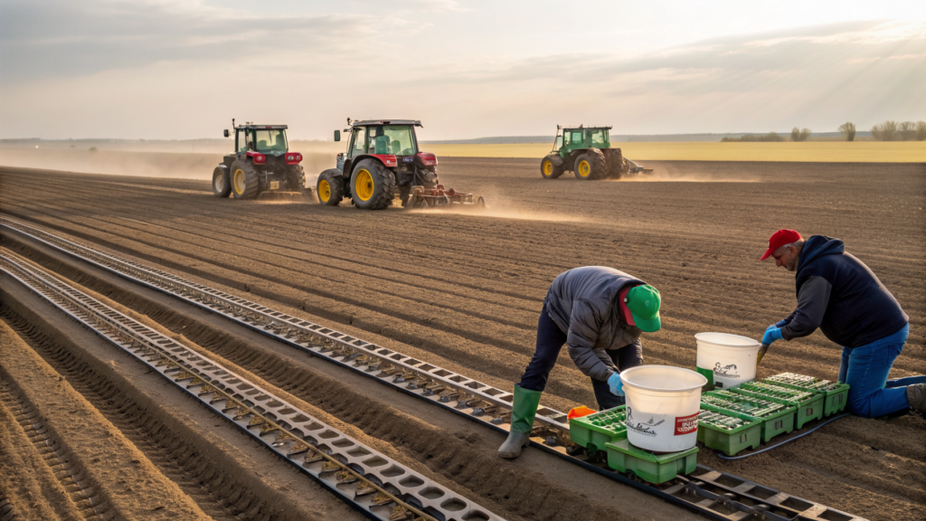 Сельское хозяйство: сезонные работы, поддержка фермеров, урожай и рынки сбыта - иллюстрация