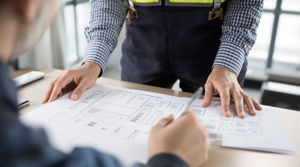 Транспорт и инфраструктура: строительство/ремонт дорог, мостов и общественный транспорт - иллюстрация